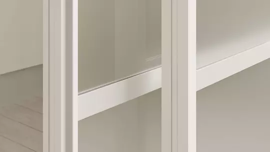 adhesive dividing rails for sliding door partition